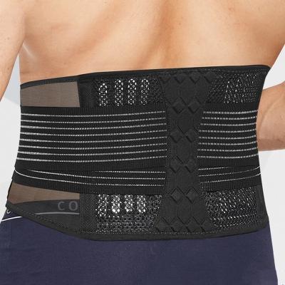 China Adjustable Breathable Waist Adjustable Brace Belt Lower Back Lumbar Support Injury Pain Relief Slimming Corset Wrap For Fitness Sports for sale