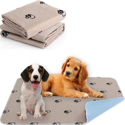 China Durable Washable Plaid Puppy Potty Training Pads Reusable Snotty Pads For Dogs for sale