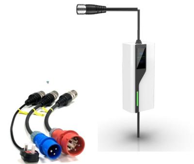China Portable Electric Vehicle EV Fast Charger With Interchangeable Plug for sale