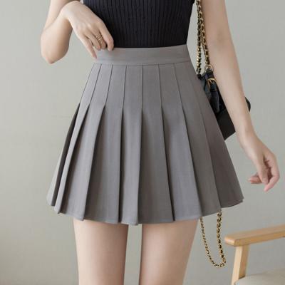 China New Fashion Dry Cleaning Women Plaid Summer Pleated Skirts Cute Student Girls Zesty Sweet Dance Skirt 2021 High Waist for sale