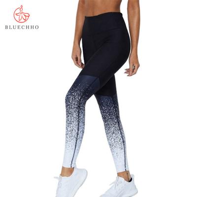 China Antibacterial Wholesale Women's Antibacterial Women's Fitness Sportswear Yoga Clothing Sportswear Woman Yoga Printed Gaiters for sale