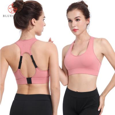 China Quick-Drying Antibacterial Durable Anti-Bacterial Durable Gathering Shockproof Running Gather Sports Yoga Sports Bra for sale