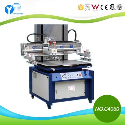 China Semi Automatic Vertical Card Printer YT 4060 Screen Printing Machine For Decal Glass Paper for sale