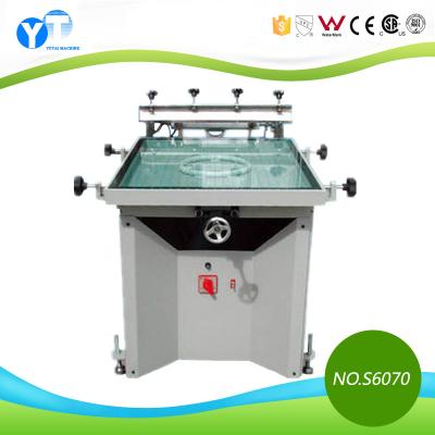 China Manual Bill Printer YT-S6070 Screen Printing Machine Vacuum Table for sale