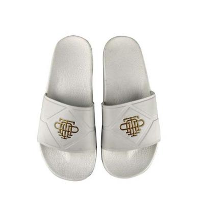 China Fashion\Comfortable\Durable\Breathable\Lit Greatshoe Slide White Sandal Flat Slippers,Customs House Slippers With Logo,Summer PVC White Slippers for sale