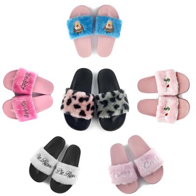 China Greatshoe Recyclable Foreign Trade Zipper Vendors For Women Wear Resistant Vendor Soft Fur Women Slides for sale