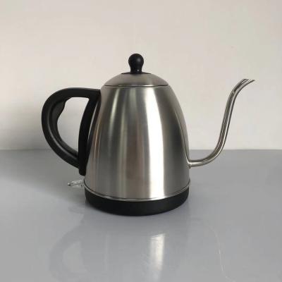 China 360 Degree Rotation Base Amazon Gooseneck Kettle 1LGooseneck Stainless Steel Stovetop Stainless Steel Hot Kettle and Pour Over Coffee for sale