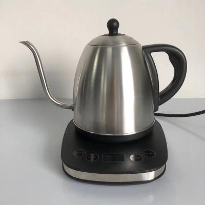 China 360 Degree Rotation Base Straining Best Gooseneck Kettle 1L Adjustable Stainless Steel Gooseneck Kettle Smart Gooseneck Kettle and Pour Over Coffee for sale