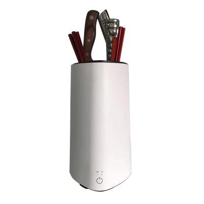 China Sustainable Universal Kitchen Knife Block White OEM Customized A Holder For Sanitizing Knives for sale