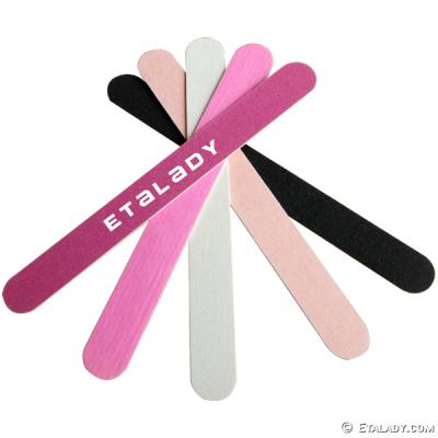 China Professional Beauty Care Etalady Emery Board Wooden Disposable Nail File for sale