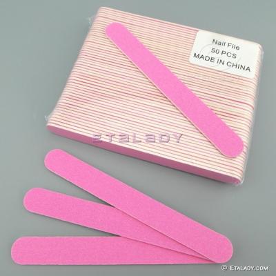 China EMERY Pink Nail Product Disposable Nail File for sale