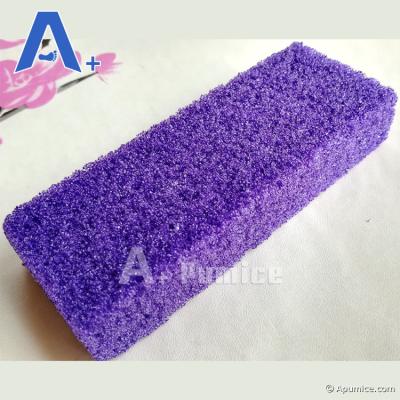 China Purple Foot Pedicure Foot Skin Removal Tool Pumice Bar For Feet Purple for sale