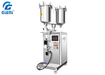 China Two Nozzles Semi Automatic 14kw 15ml Mascara Filling Machine for sale