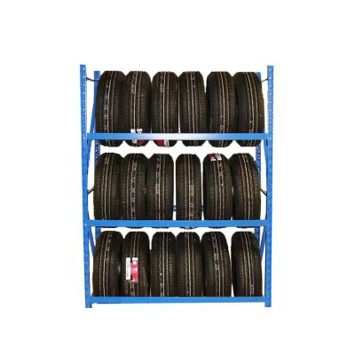 China Wholesale Corrosion Protection Rack Manufacturer Custom Size Color Tire Tire Rack Storage for sale