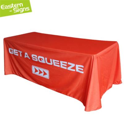 China 6ft Waterproof Widely Use Printed Fabric Table Skirt for sale