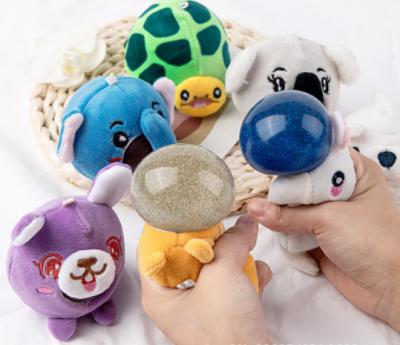 China Toy Bear /Dog/Shark/Cat/Elephant Pet Doll Toy Decompression Release Ball Toy Pinch Hand Squeeze Soft Lush Ball for sale