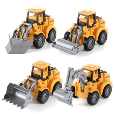 China Best Selling Toy Amazon Plastic Toy Truck Engineering Construction Diecast Model For Kids for sale