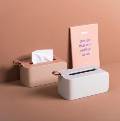 China Household Nordic simple living room novelty DN0027 paper box Tea Table box creative remote control paper box for sale