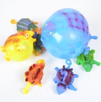 China Hot Sale Squishy Toy TPR Squeezable Effort Toy Antistress Relief Ball For Squishy Animal Wave Ball Stress for sale