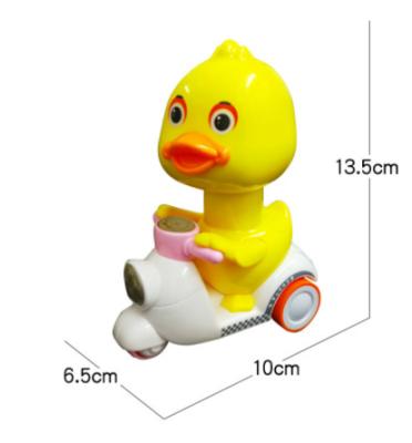 China Car Duck Motoy New Baby Safe Car Toy Car Yellow Children Motorcycle Press Type Boys 1-3 Years Birthday Gift For Kids for sale