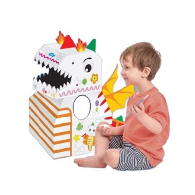 China Safe Doodle Paper Unicorn Splicing Coloring Graffiti 3D Puzzle Toys Children Diy Set Drawing Paper Puzzle For Christmas Gift for sale