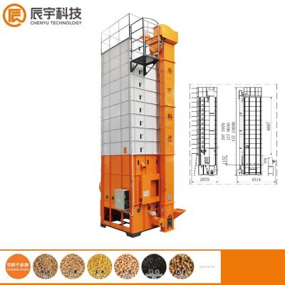 China 10Tons por el lote Paddy Dryer Machine 55-65min que descarga tiempo en venta