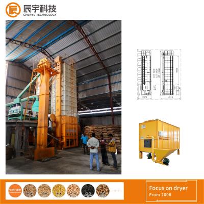 Chine 5HCY-15H Paddy Dryer Machine cru 2300-15000kg avec le taux de séchage 0.5%-1.2% Moirsture à vendre