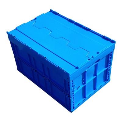 China Solid Box Plastic Box Turnover Box Logistics Case Folding Plastic Box With Lid for sale