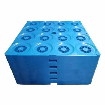 China Netting Chairborne Single Faced Plastic Stacking Pallet For 5 Gallon Water Bottles In Shock for sale