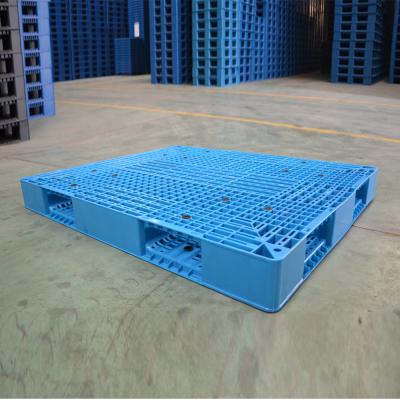 China Double Faced Pallet 1400x1200 Static Load 6000kg Heavy Duty HDPE Plastic Pallet For Sale for sale