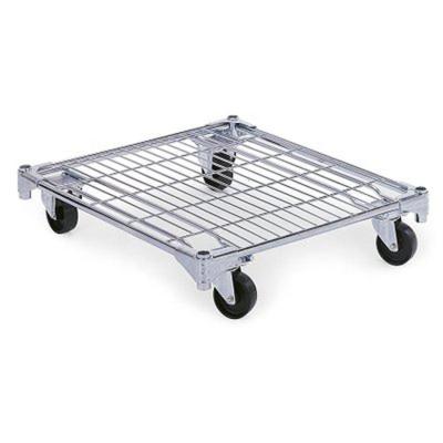 China Rolling Storage Industrial Warehouse Galvanized Foldable Laundry Cart for sale