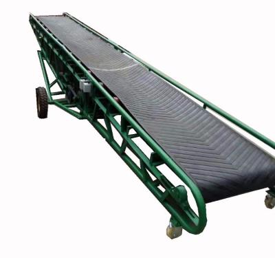 China Fire resistant mobile telescopic belt conveyor for loading and unloading logistics truck containers for sale