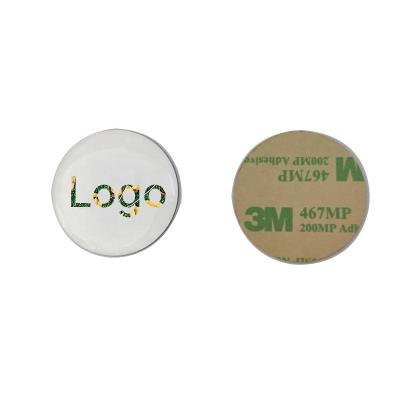 China Waterproof / Weatherproof Epoxy glossy 3D round shape customized logo MOQ 100pcs nfc digital smart business card for sale