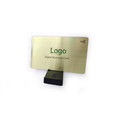 China Waterproof / Weatherproof Directly supply gold metal+PVC lamination craft waterproof 213 nfc business card for sale