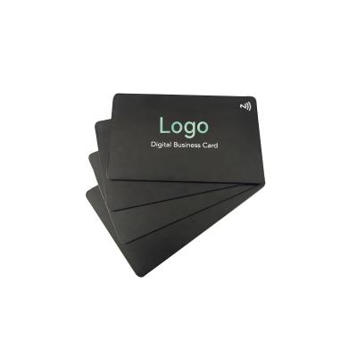 China Waterproof / Weatherproof Attractive appearance rfid silvery stainless+PVC personalized design nfc metal card for sale