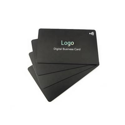 China Waterproof / Weatherproof Customized logo printing multiple matte nfc waterproof pvc business metal card for sale