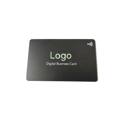 China Waterproof / Weatherproof Large chip memory nfc metal card in stock NTAG215 chip easy use durable rfid card for sale