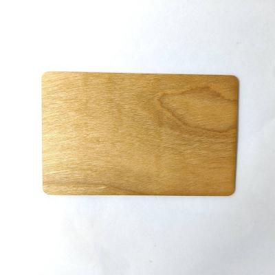 China Environment Friendly Portable customized 8 types wood smart chip environment friendly nfc rfid card for sale