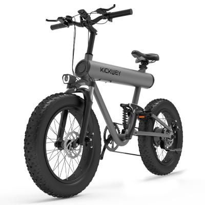 China Aluminum Alloy 48V 500W 750W 1000W Fat Motor Electric Bike With Suspension for sale