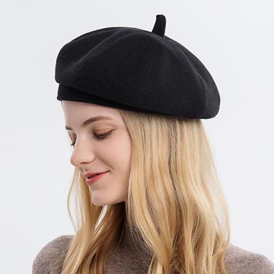 China Wholesale Custom Fashion Fashion Stylish Artist Girl Winter French Beret Hat For Women for sale