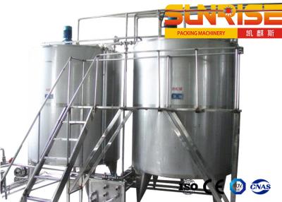 China PLC Beverage Blending System , Beverage Production Line CIP Clean for sale