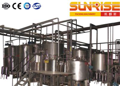 China 2T/D Beverage Blending System , Complete Blending Juice Pouch Filling Machine for sale