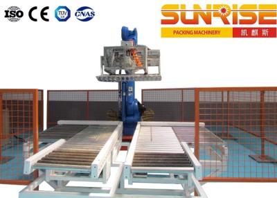 China Fully Automatic Robot Palletizing System For Beer Production Line for sale