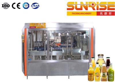 Cina 3 in 1 Juice Filling Machine caldo, imbottigliatrice di vetro automatica in vendita