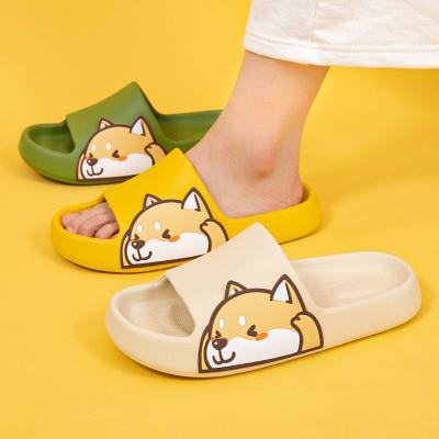 China Cushioning Unisex Slippers Spring Summer Cute Cartoon Sandals Home Slippers for sale