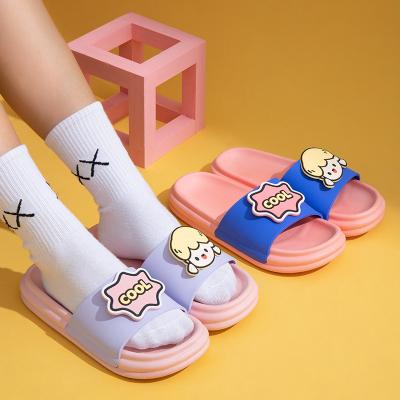 China Cushioning 2022 sandals spot goods spring home slippers new couples summer cool unisex cute slippers cartoon for sale