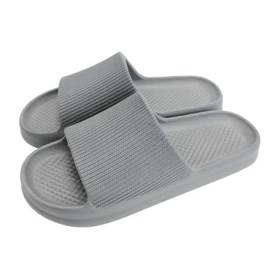 China Anti-Slip Summer Home Bathroom Couple Thick Soled Cool Plastic Men's Slippers Home for sale