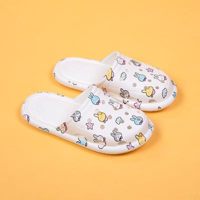 China Cute Rabbit Anti-skid Slippers Cartoon Style Ins House Home Beach Roll For Lady for sale