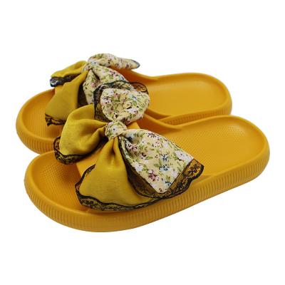 China Anti-Smell Women's Cute Flip Flops Bow-Tie Flip-Flops Summer Slippers for sale