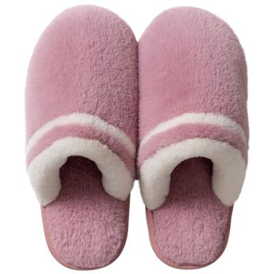 China Wholesale High Quality Fluffy Plush Indoor Quiet Cotton Anti-odor Cute Cotton Slippers for Men and Women for sale